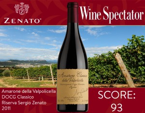 Wine Spectator and Amarone Riserva Sergio Zenato